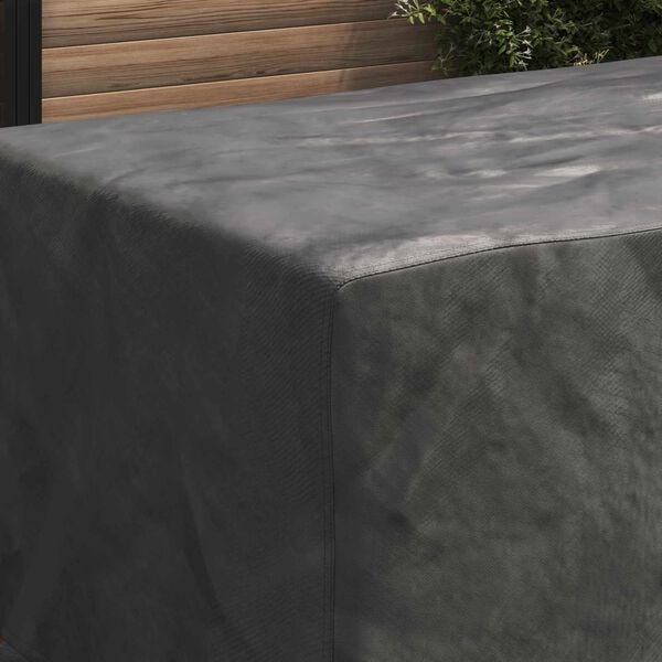 vidaXL Pokrov za namje&scaron;taj Jednobojno Crna 200 x 110 x 70 cm 210D