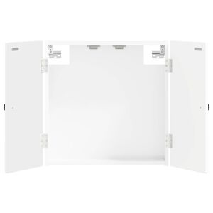 vidaXL Kabinet za mete EDE Bijela visokog sjaja 52,5 x 10,5 x 53,5 cm