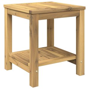 vidaXL Stolić za kavu Bjeljenje 40,5 x 40 x 45 cm Čvrsto drvo akacije
