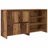 vidaXL Kreveta 2 pcs Staro drvo 70 x 41 x 75 cm Konstruirano drvo