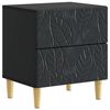 vidaXL Noćni ormarić Crna 43 x 34,5 x 48 cm Konstruirano drvo
