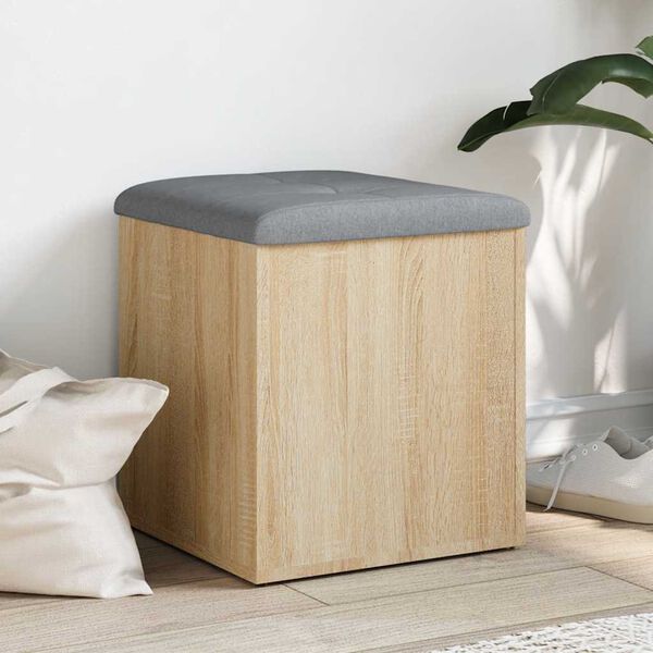 vidaXL Klupa za odlaganje Sonoma hrast 42x42x45 cm Konstruirano drvo