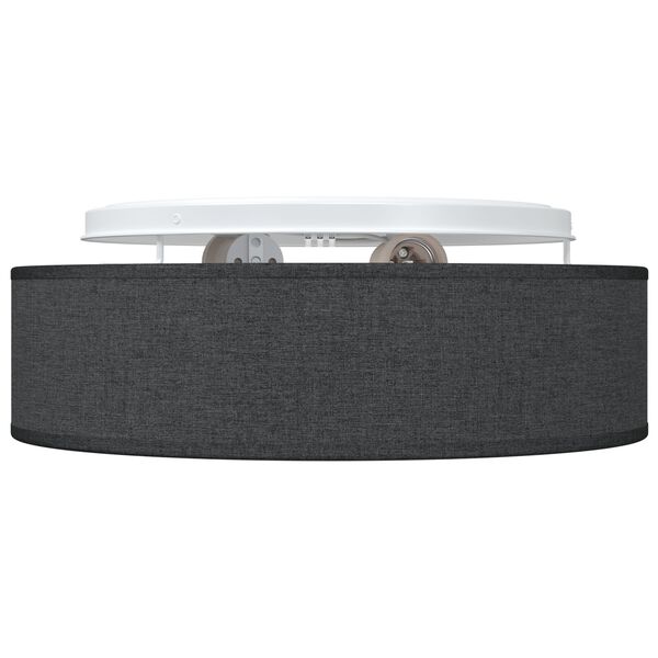 vidaXL Stropna svjetiljka Crna 38 x 38 x 13,5 cm tkanina