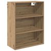 vidaXL Highboard Umjetnički hrast 69,5 x 34 x 180 cm Konstruirano drvo