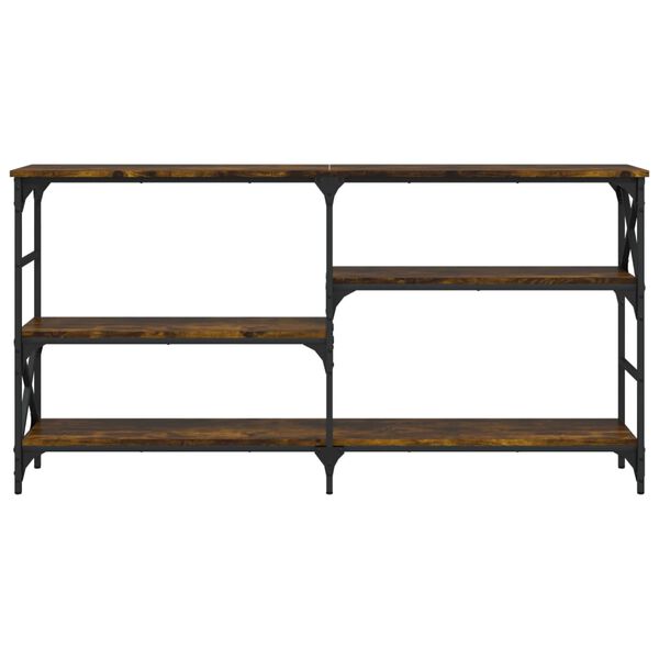 vidaXL Konzolni stol boja hrasta 150x29x76,5 cm od konstruiranog drva