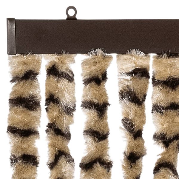 vidaXL Zastor protiv muha bež i smeđa 100 x 230 cm od &scaron;enila