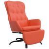 vidaXL Stolica za opu&scaron;tanje s osloncem za noge crvena od umjetne kože