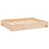 vidaXL Krevet za pse sivi 61,5x49x9 cm od masivne borovine