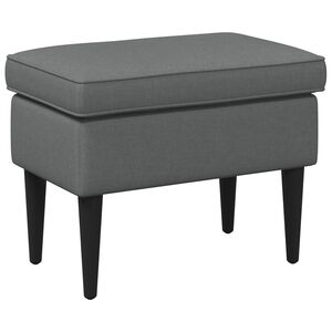 vidaXL Stolica za noge Tamnosiva 55 x 35 x 41 cm Tkanina
