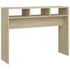 vidaXL Konzolni stol boja hrasta sonome 105x30x80 cm konstruirano drvo