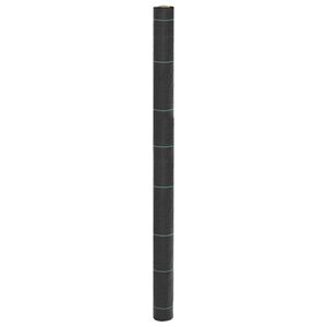 vidaXL Membrana za korov Crna 1,5 x 50 m PP