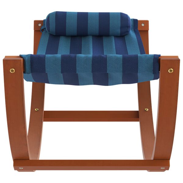 vidaXL Viseća dječja mreža za ljuljanje plava prugasta od tkanine