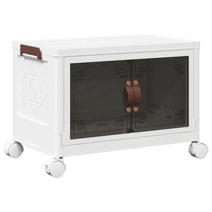 vidaXL Složiva kutija za pohranu s kotačima 28 L 48,5x29,5x33 cm