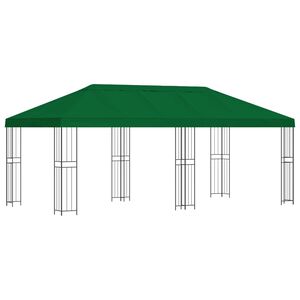 vidaXL Paviljon s bočnim stranama 6 x 3 m Zelena Poliester i čelik 190