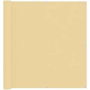 vidaXL Balcony ekran Pijesak 110 x 1000 cm Oxford tkanina