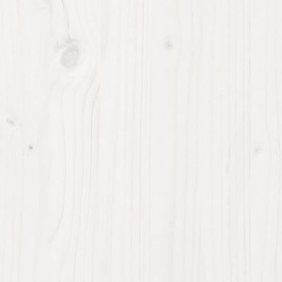 vidaXL Uzglavlje bijelo 75 cm od masivne borovine