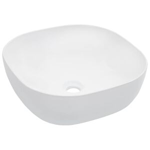 vidaXL Umivaonik 42,5 x 42,5 x 14,5 cm keramički bijeli