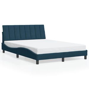 vidaXL Okvir za krevet bez madraca Hanko plavi 140 x 190 cm bar&scaron;unasti