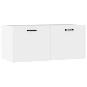 vidaXL Zidni ormarić bijeli 80 x 36,5 x 35 cm konstruirano drvo