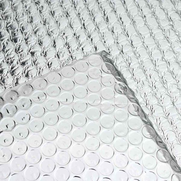 vidaXL Reflektor topline za radijator Srebrno 1 x 30 m Aluminij