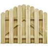 vidaXL Vrtna vrata od impregnirane borovine 100 x 75 cm
