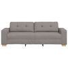 vidaXL Sofa Sivo-smeđa 221 x 78 x 80 cm tkanina