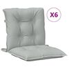 vidaXL Jastuci za stolice 6 kom svjetlosivi 120x50x7cm tkanina