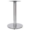 vidaXL Noga bistro stola srebrna &Oslash;45x72 cm nehrđajući čelik