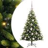 vidaXL Umjetno rasklopivo božićno drvce 150 LED-a Zelena 120 cm