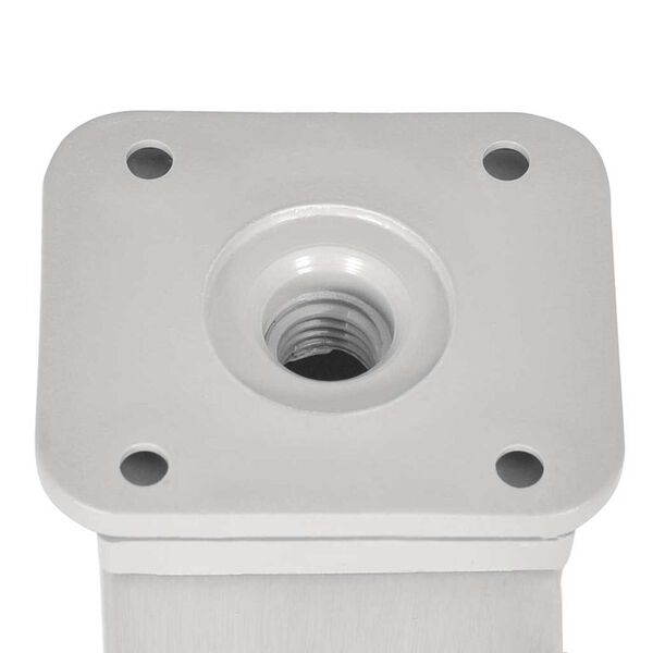 vidaXL 4 pcs Srebrno 38 x 38 x 180 mm Željezo