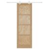 vidaXL Klizna Vrata Bijelo 78 x 232 cm Čvrsto drvo bora i čelik
