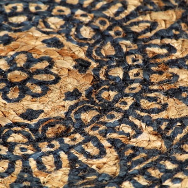 vidaXL Podmetači 4 kom tamnoplavi 38 cm okrugli od jute