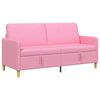 vidaXL Sofa s pohranom Ružičasta 172 x 78 x 87 cm Poliester