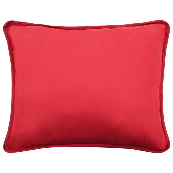 vidaXL 3-dijelni set posteljine s poplunom bordo 240x220 / 60x70 cm