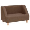 vidaXL Sofa za pse smeđa 60 x 37 x 39 cm od platna