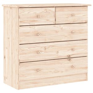 vidaXL Ladičar ALTA 77 x 35 x 73 cm od masivne borovine