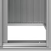 vidaXL Vrtno spremi&scaron;te sivo 126 x 97,5 x 177 cm od pocinčanog čelika