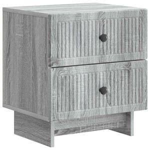 vidaXL Noćni ormar Siva sonoma 43 x 34,5 x 47,5 cm Konstruirano drvo