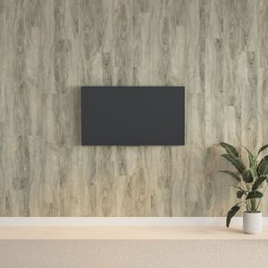 vidaXL Zidne ploče s izgledom drva sive od PVC-a 2,06 m&sup2;