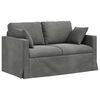 vidaXL Sofa Tamno siva 138 x 78 x 80 cm Bar&scaron;un