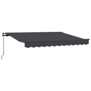 vidaXL Povlačivi tende Antracit 250 x 200 cm tkanina