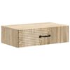 vidaXL Stolna montirana na zid Hrast sonoma 59 x 34,5 x 17 cm
