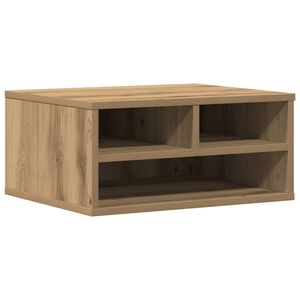 vidaXL Držač za printer Hrast artisan 49 x 40 x 22,5 cm