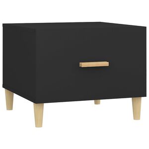 vidaXL Stolić za kavu crni 50x50x40 cm od konstruiranog drva