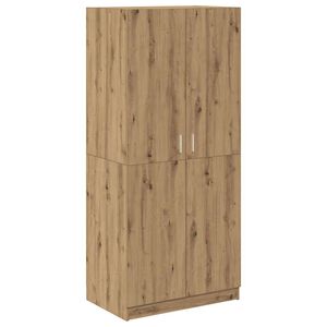 vidaXL Ormar Artisan hrast 80x52x180 cm izrađeno drvo