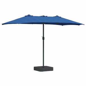 vidaXL Vrtni suncobran 385 x 209 x 244 cm Poliester i čelik