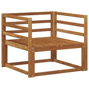 vidaXL Srednja sofa za van Čvrsto drvo akacije Prirodna