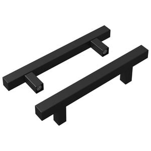 vidaXL Dr&scaron;ka za ormar 2 kom. Crna 150 x 12,3 x 35,2 mm