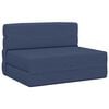 vidaXL Sofa na razvlačenje Plava 100 x 80 x 60 cm Tkanina
