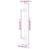 vidaXL Ručke za ormarić 20 kom brončane 160 mm od nehrđajućeg čelika